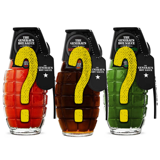 The Generals Hot Sauce 3-pack Pick your Squad