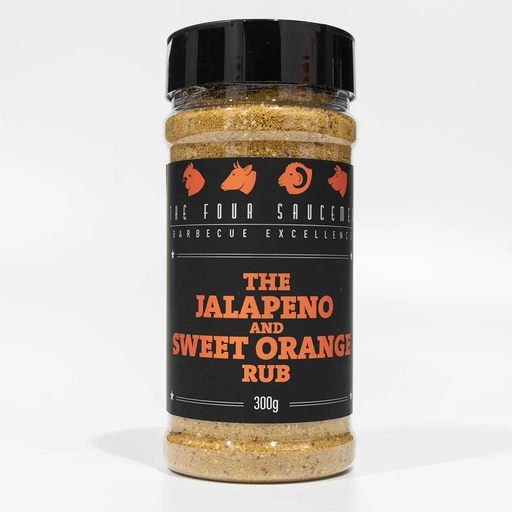 The Jalapeño and Sweet Orange Rub 300g - The Four Saucemen