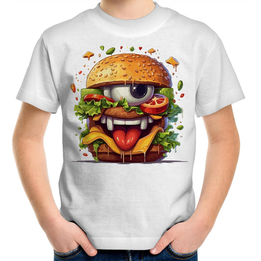 Monster Burger Kids T-shirt