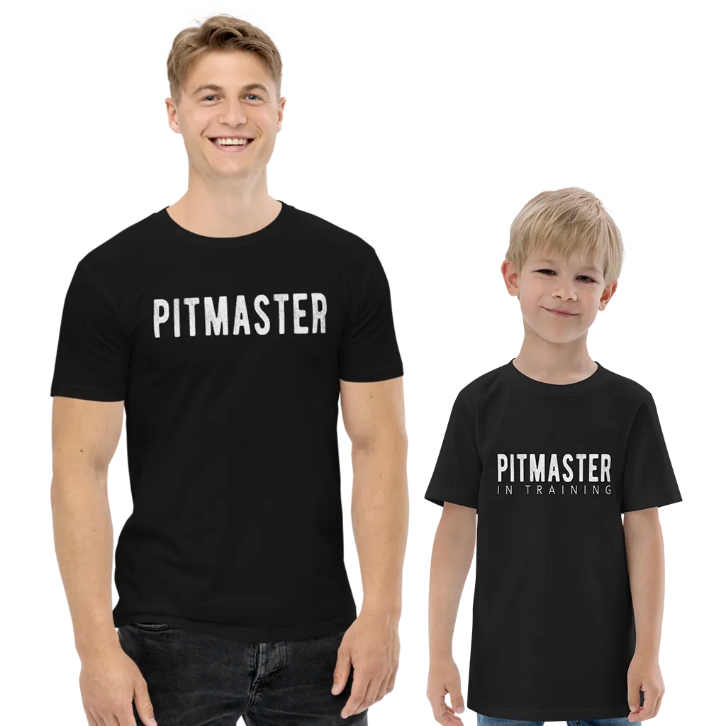 Pitmaster Crew T-Shirt Bundle Dad and Kids