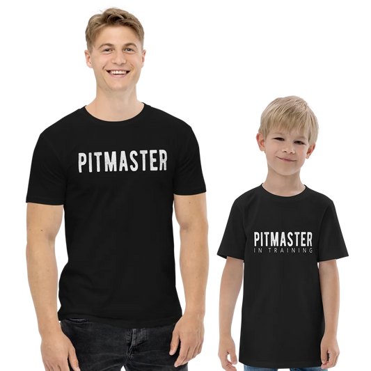 Pitmaster Crew T-Shirt Bundle Dad and Kids