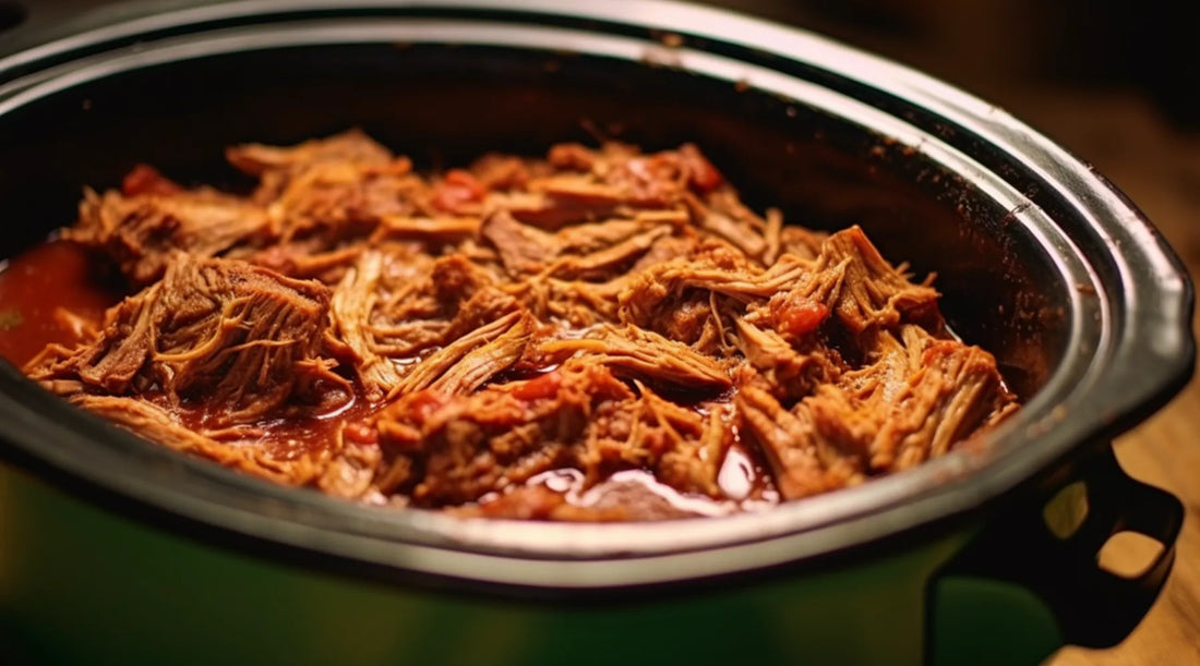 Slow Cooker Pulled Pork with BBQ Rubs and Seasonings