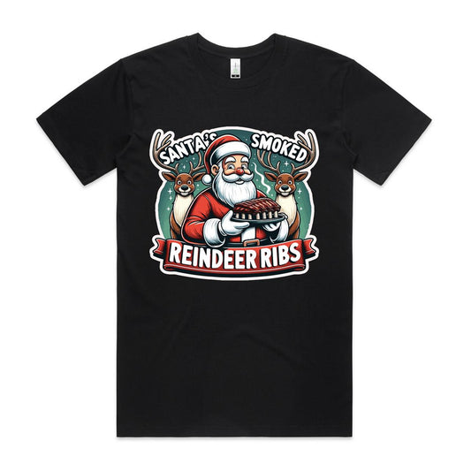 Santa's Smoked Reindeer Ribs - Christmas Day T-shirt