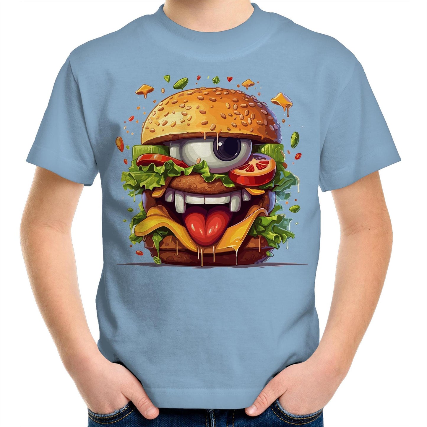 Monster Burger Kids T-shirt
