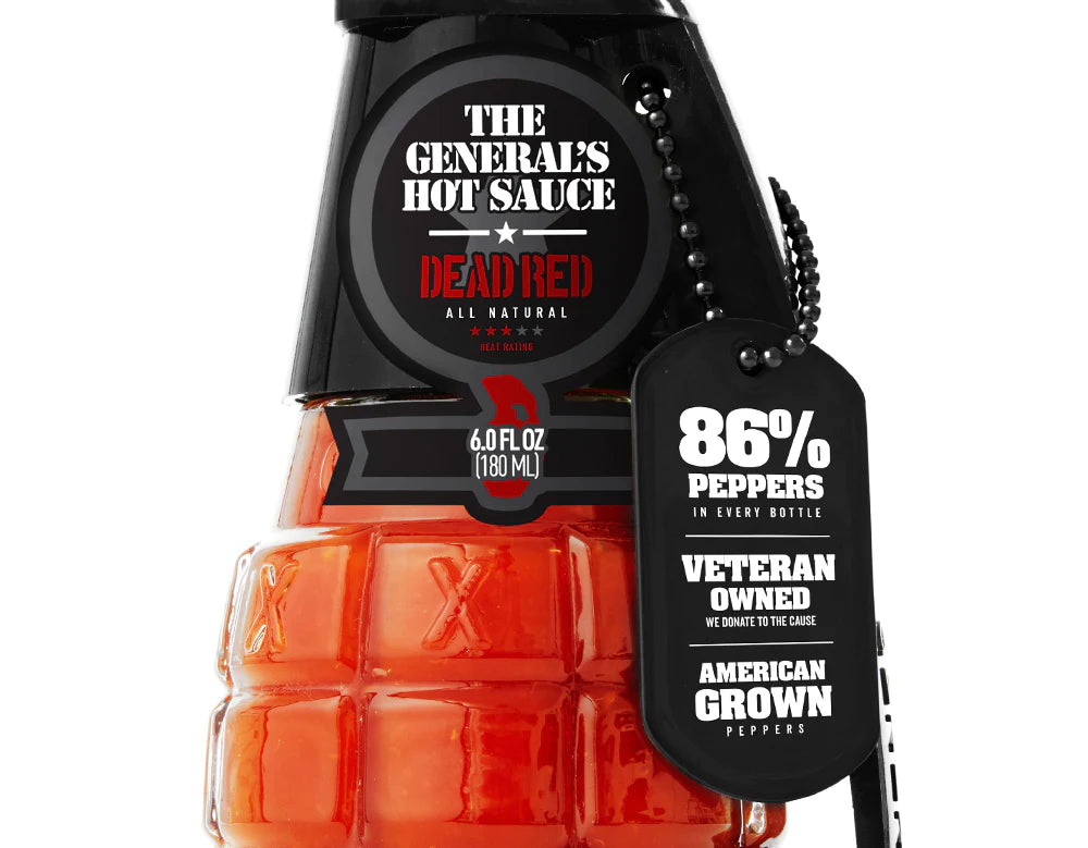 The General's Hot Sauce Dead Red 180ml
