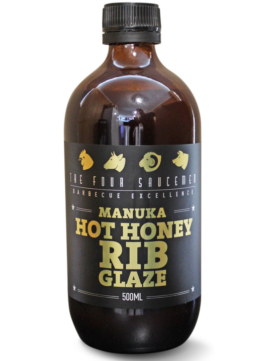 Manuka Hot Honey Rib Glaze 500ml - The Four Saucemen