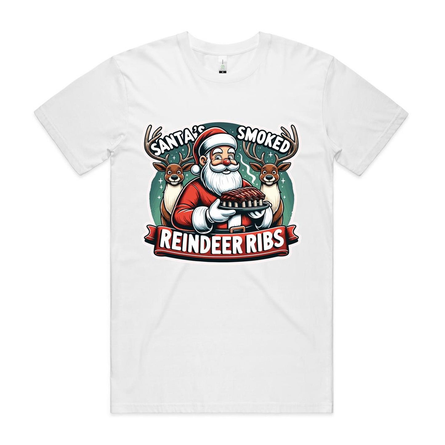Santa's Smoked Reindeer Ribs - Christmas Day T-shirt