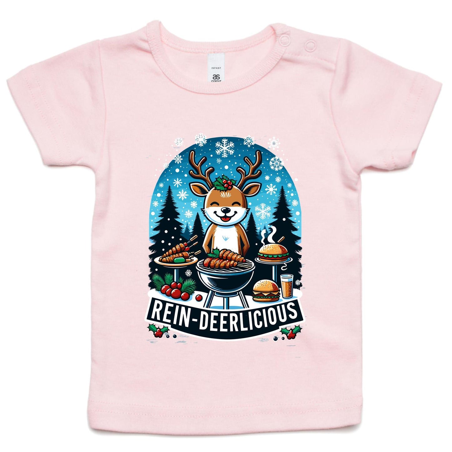 Reindeerlicious Christmas BBQ - Infant Wee Tee